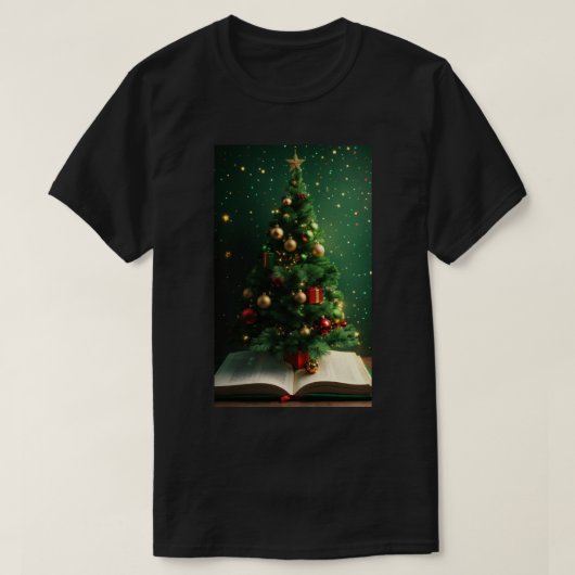 クリスマスツリー。 Tシャツ (デザイン正面)