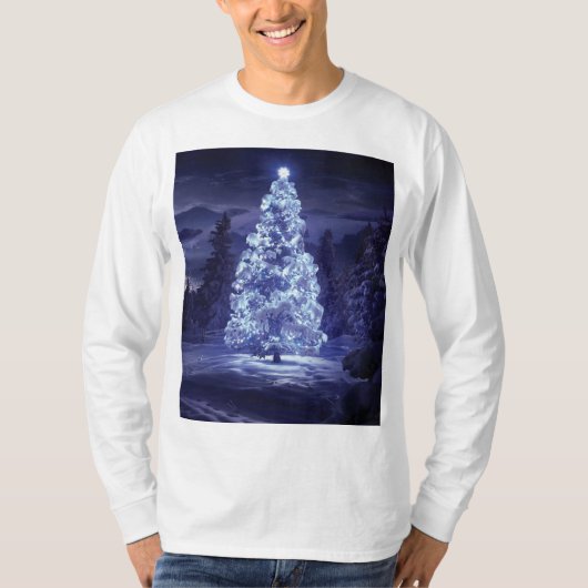 クリスマスツリー Tシャツ (正面)