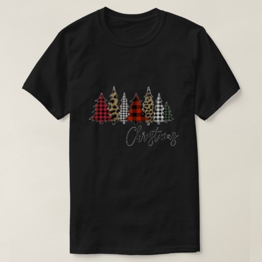 クリスマスツリー Tシャツ (デザイン正面)