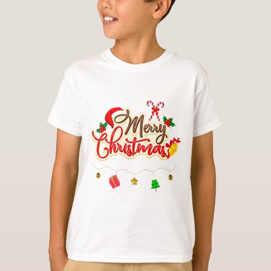クリスマスツリー Tシャツ (正面)
