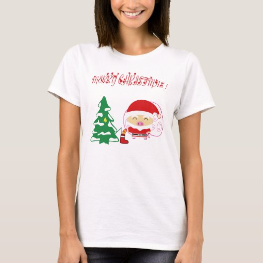 クリスマスツリー Tシャツ (正面)