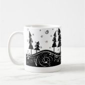 クリスマスツリー(&W) コーヒーマグカップ (左)