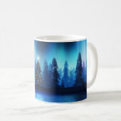 クリスマスツリー Xmas 静かな森 コーヒーマグカップ (正面右)