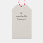 クリスマスツリーCC0936 Jenny Nystremを持つ少年 ギフトタグ (裏面)