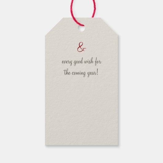 クリスマスツリーCC0936 Jenny Nystremを持つ少年 ギフトタグ (裏面)