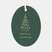 クリスマスツリーFeliz Navidad y Prospero Anuevo メタルオーナメント (正面左)