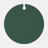 クリスマスツリーFeliz Navidad y Prospero Anuevo メタルオーナメント (裏面)