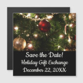 クリスマスツリーIホリデーかわいらしグリーンと赤 (正面/裏面)