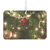 クリスマスツリーIホリデーかわいらしグリーンと赤 カーエアーフレッシュナー (裏面)