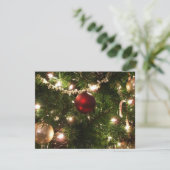 クリスマスツリーIホリデーかわいらしグリーンと赤 カード (スタンド正面)