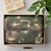 クリスマスツリーIホリデーかわいらしグリーンと赤 薄葉紙 (ギフト)