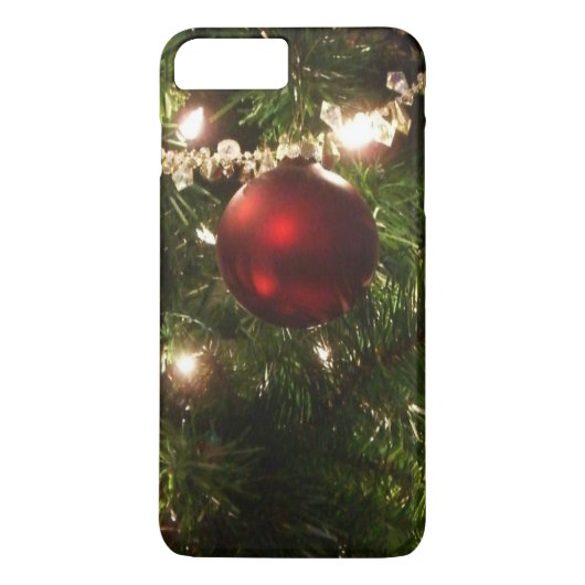 クリスマスツリーIホリデーかわいらしグリーンと赤 Case-Mate iPhoneケース (裏面)