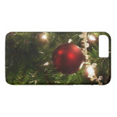 クリスマスツリーIホリデーかわいらしグリーンと赤 Case-Mate iPhoneケース (裏面(横))