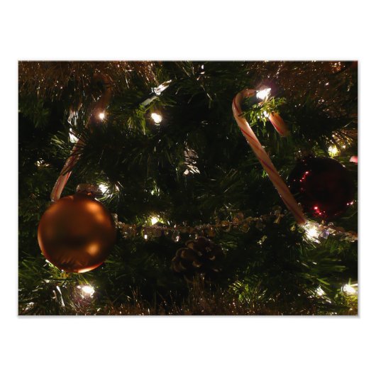 クリスマスツリーIIIホリデーシーン フォトプリント            (正面)