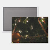 クリスマスツリーIIIホリデーシーン マグネット (正面/裏面)