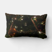 クリスマスツリーIIIホリデーシーン ランバークッション (裏面)