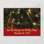 クリスマスツリーIII日付の保存 案内ポストカード (正面)