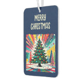 クリスマスツリーin抽象芸術アート39 – ファンおもしろい カーエアーフレッシュナー (左)