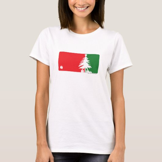 クリスマスツリーMVPロゴ Tシャツ (正面)