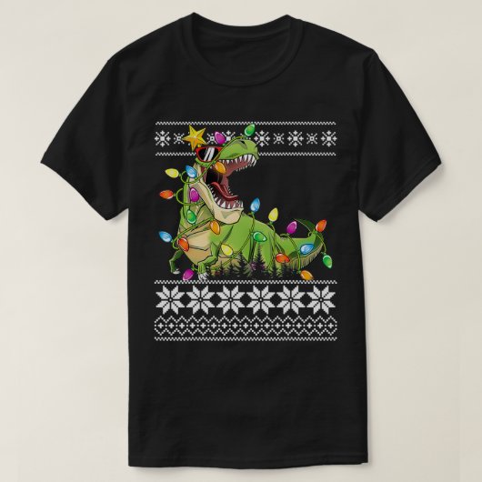クリスマスツリーreキッズボーイズ醜おもしろいいクリスマス汗 tシャツ (デザイン正面)