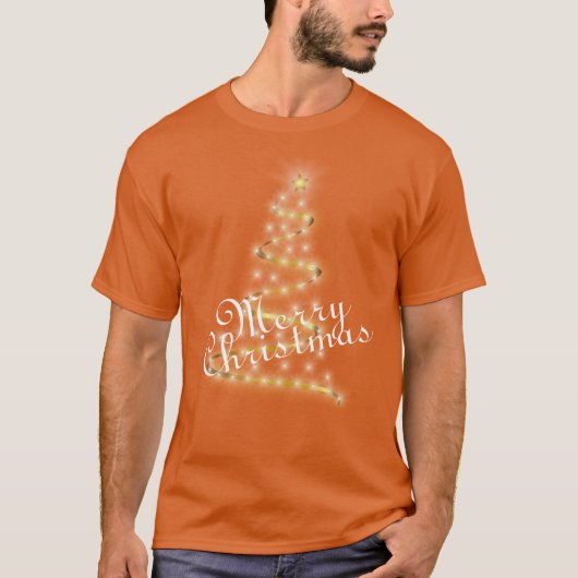 クリスマスツリーTシャツ Tシャツ (正面)