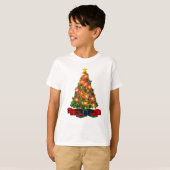クリスマスツリーTシャツ Tシャツ (正面フル)