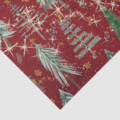 クリスマスツリーw金ゴールドトゥインクルスターバーガンディーレッド 薄葉紙 (詳細)