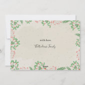 クリスマスツーショット シーズンカード (裏面)