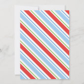 クリスマスツースウィート誕生日招待状 – 少年 招待状 (裏面)