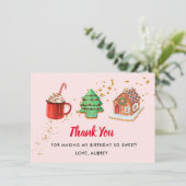 クリスマスツースウィート2回目の誕生日 サンキューカード (スタンド正面)