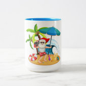 クリスマスツートーンコーヒーマグ ツートーンマグカップ (中央)