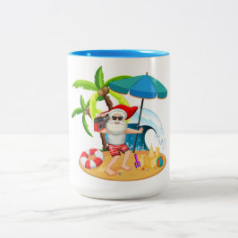 クリスマスツートーンコーヒーマグ ツートーンマグカップ