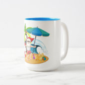 クリスマスツートーンコーヒーマグ ツートーンマグカップ (正面右)