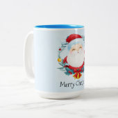 クリスマスツートーンコーヒーマグ ツートーンマグカップ (正面左)