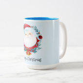 クリスマスツートーンコーヒーマグ ツートーンマグカップ (正面右)