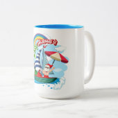 クリスマスツートーンコーヒーマグ ツートーンマグカップ (正面右)