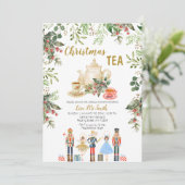 クリスマステアパーティーくるみ割りブライダルシャワー 招待状 (スタンド正面)