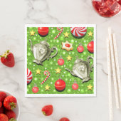 クリスマステアパーティーナプキンス スタンダードランチョンナプキン (インサイチュ)