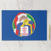 クリスマスティアウェイランチョンマットパッド/サンタプレゼント ペーパーパッド (インサイチュ)