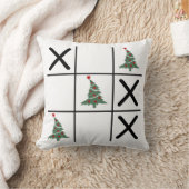 クリスマスティックタックトー クッション (ブランケット)