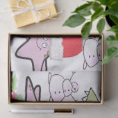 クリスマスティッシュペーパーシャークフィッシュ雪だるま 薄葉紙 (ギフト)