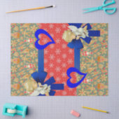 クリスマスティッシュペーパーベビー天使 薄葉紙 (クラフト)