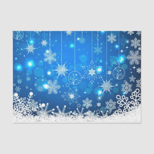 クリスマスティッシュペーパー/オーナメント 薄葉紙 (正面)