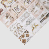 クリスマスティッシュペーパー、ヴィンテージクリスマス 薄葉紙 (詳細)