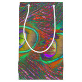 クリスマスティンセルピーコックの羽根 スモールペーパーバッグ (正面)