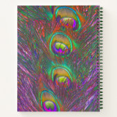 クリスマスティンセルピーコックの羽根 ノートブック (裏面)