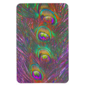 クリスマスティンセルピーコックの羽根 マグネット (縦)