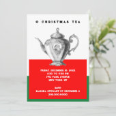 クリスマスティーの招待状 招待状 (スタンド正面)