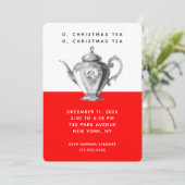 クリスマスティーの招待状 招待状 (スタンド正面)