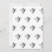 クリスマスティーの招待状 招待状 (裏面)